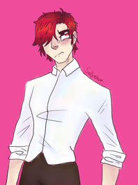 One of the first near-full-body drawings of Maverick (OC)