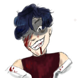 The first ever drawing of Maverick (OC)